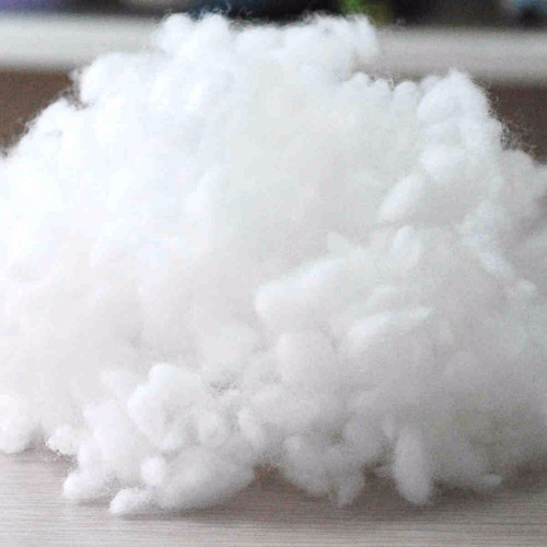 Fibra Siliconada Extra Virgem Almofada Refil, Enchimento 1kg Cor Branco