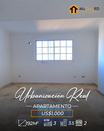 Amplio Apartamento En Renta En Sector Urbanización Real
