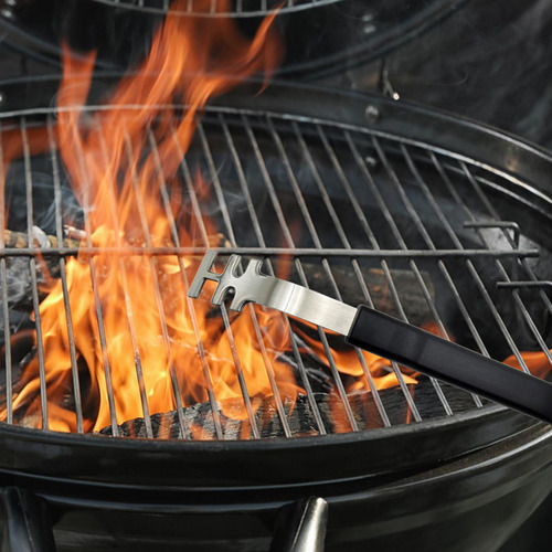 2 Parrilla De Barbacoa Con Mango Ergonómico Y 2 Piezas