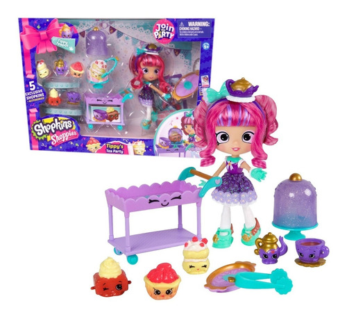 Muñeca Shopkins Shoppies Tippy Fiesta De Te Mundo Manias