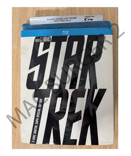 Star Trek (2009) Pelicula En Blu-ray Boxset 3 Discos (Usado)