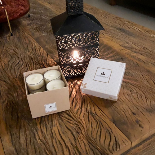 Imagem 5 de 5 de Kit Vela Aromática Premium Baunilha C/12 Mini Velas