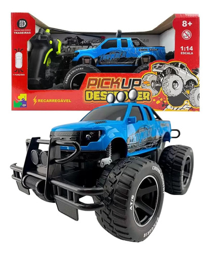 Carrinho Infantil Grande Controle Remoto 4x4 