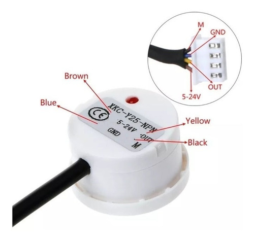 Xkc-y25 Sensor Nivel Liquido Agua Sin Contacto 5-24v Medidor