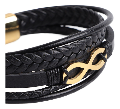 Pulsera Para Hombre Pulsera Estilo Cuero Pulsera Con