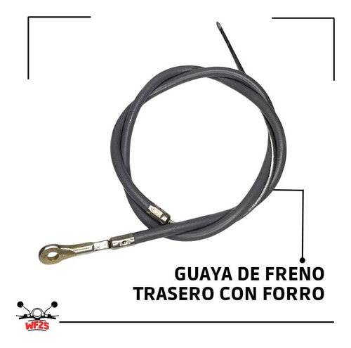 Guaya De Freno Trasero Con Forro Para Vespa