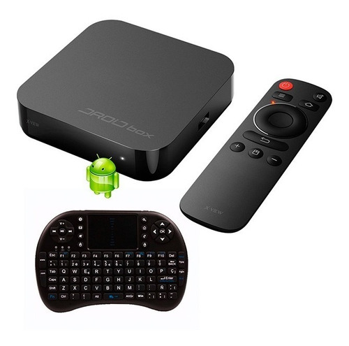 Smart Tv Droidbox 4k Plus Android Tv Xview + Teclado Caseros