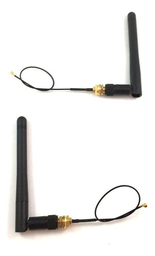 2 Unids 433mhz Antena Rf Rp Sma Macho Connetcor Alta Gananci