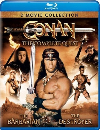 Blu Ray Conan The Complete Quest Barbarian Destroyer Ingles 