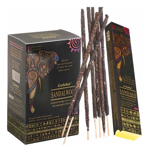 Sahumerios Goloka Animal Spirit X6 Unidades Fragancia Dragon Blood
