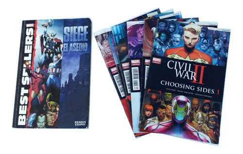 Marvel Comics Siege + Civil War Choosing Sides