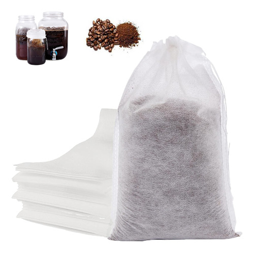 Bolsas De Infusion Fria Sin Ensuciar, 60 Filtros De Cafe Fri