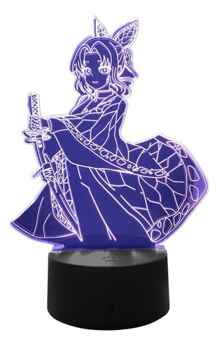 Lâmpada 3d Anime Demon Hunter Kocho Kanae Light Para Casa