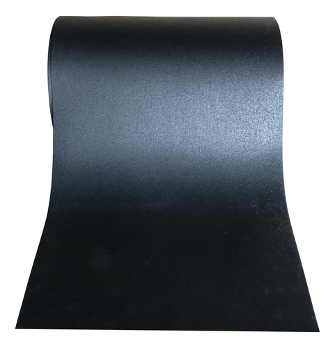 Tapete Bancada Borracha Preto Fosco 2mm X 50cm X 1,50mts Desenho Do Tecido Liso Fosco