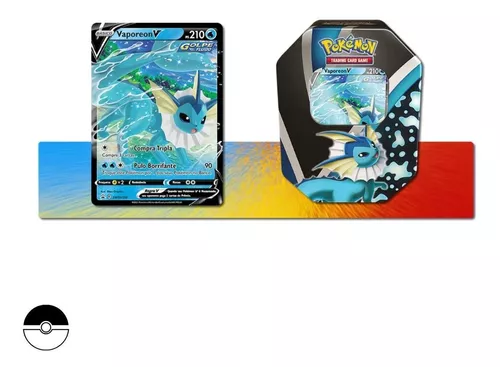 Kit: Pokemon Lata - Evoluções de Eevee 3 Unidades - COPAG - Deck