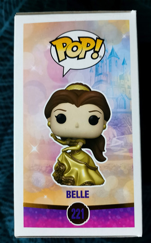 Funko Pop Belle No 221 (bella) - Princesa Disney Pin Lujo (Usado)