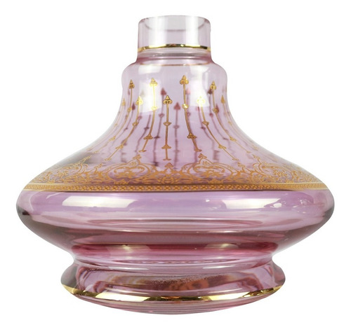 Imagem 2 de 4 de Vaso Base De Narguile Md Hookah Little Curve Pequeno - Rose