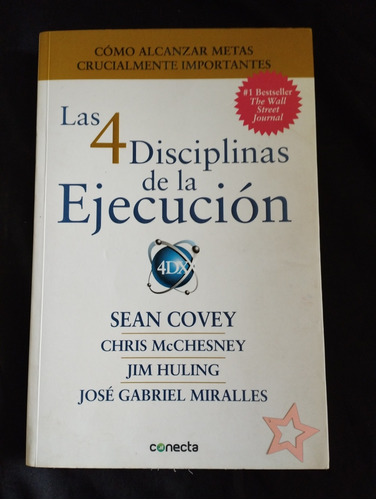 Las 4 Disciplinas De La Ejecución Sean Covey  Libro