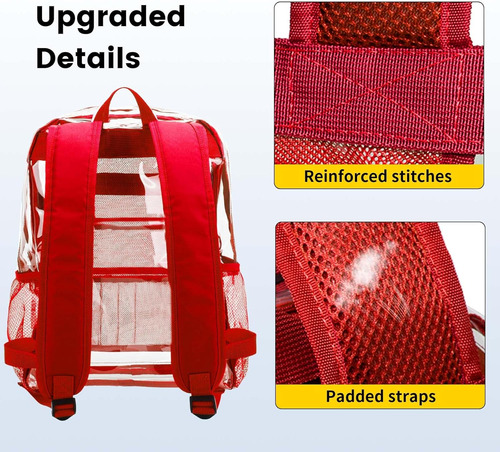 Mochila Vorspack De Pvc Transparente Resistente