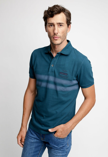 Polera Hombre Polo Nevada Celeste Fw 2023 Ferouch