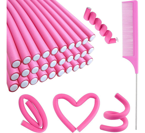 Buytta Juego De Rulos Flexibles Para Cabello Corto Y Largo -