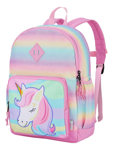 Vaschy Unicorn Backpack For Little Girls, Cute Rainbow Gl...