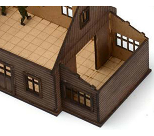 1/72 Kits De Modelo De Construção De Madeira Desmontagem