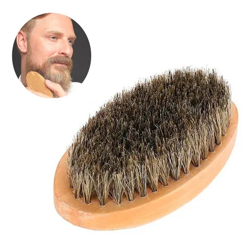 comprar Cepillo Para Barba De 11 Cms Con Cerdas Genuina Jabali Full Color Marrón