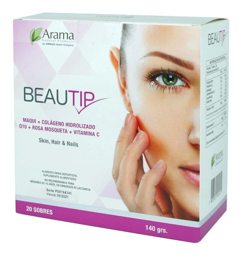 Opko Arama Beautip Skin & Nails Suplemento Alimenticio 7 Gr 