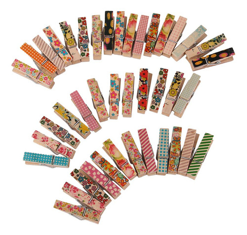 4 Set De 150 Pinzas De Madera Para Manualidades 4 Piezas