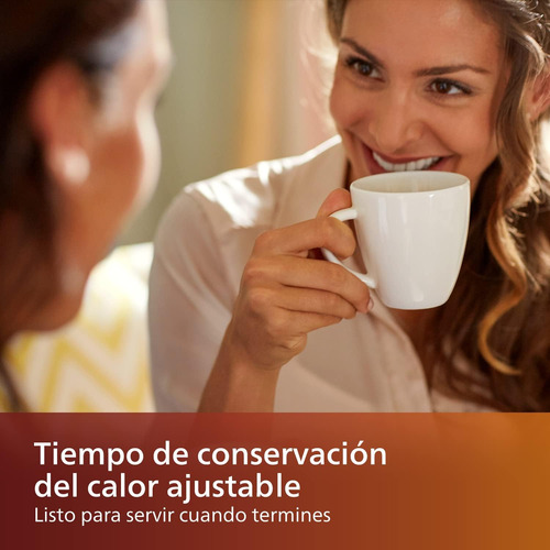 Philips Cafetera Con Molinillo De Café - Jarra Cristal 1.2l