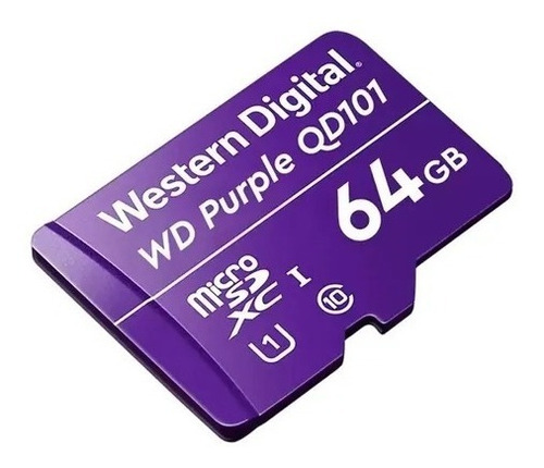 Memoria Micro Sd Sdxc 64gb Wd Purple Ultra Endurance Camara