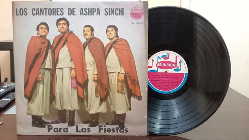 Los Cantores De Ashpa Sinchi Para Las Fiestas Lp Vinilo Nm