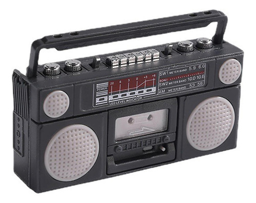 Grabador De Gramófono Realista, Tocadiscos De Casete, Gris