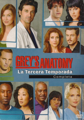 Grey ' S Anatomy Tercera Temporada 3 Tres Dvd