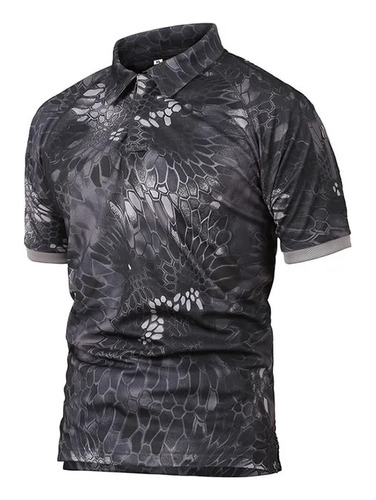 Polo Militar Táctico Para Hombre, Camisa Polo De Camuflaje M