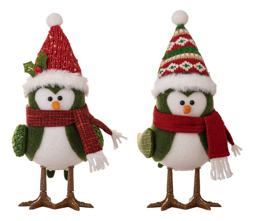 Decoraciones Navideñas Navideñas Con Luces Bird Doll Orname