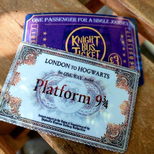 Imagen 3 de 3 de Carta Hogwarts + Tickets - Harry Potter
