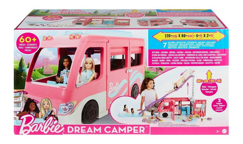 Barbie Camper De Los Sueños  60 Accesorios Hcd46 Mattel Best