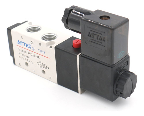 Electric Solenoid Valve 4v210-08 Ac110v 2 Position 5 Wa...