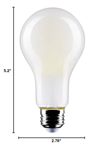 Bombilla Led De Filamento A21 De 18,5 W, Blanco