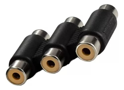 Adaptador Rca Hembra A Rca Hembra Triple Audio