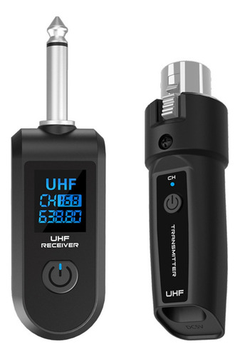 As Nuevo Micrófono Inalámbrico Transmisor Y Receptor Xlr