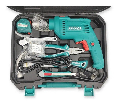 Set De Taladro Y Herramientas Total Uthkthp1152