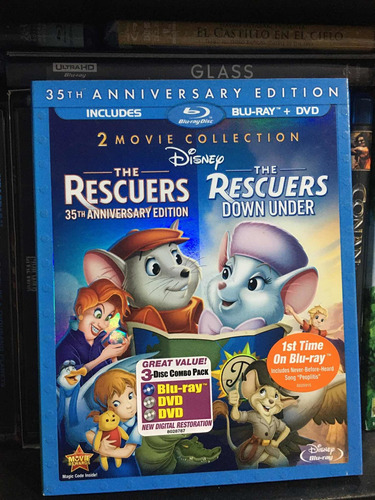 Blu-ray Bernardo Y Bianca 1 Y 2 The Rescuers