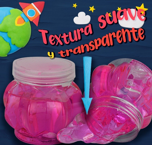 Imagen 4 de 8 de Set 6 Pcs Slime Colores Neon Didactico Niño Mayoreo Mm-012