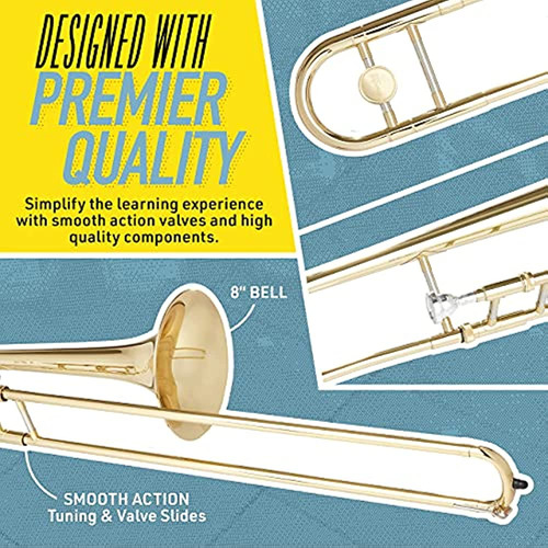 Mendini By Cecilio Trombone Kit - Instrumentos De Viento Met
