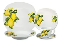 Comprar Set De Vajilla Cuadrada De Porcelana Para 4 Personas - Diseñ