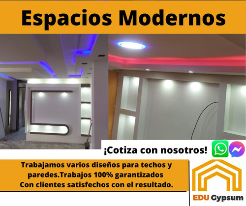 Imagen 9 de 9 de Gypsum Instalacion,decoración De Interiores 0968751672 Garan