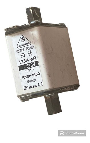 R5084600 Fusible De Cuchilla 125a -ar 690v Jean Muller (Usado)
